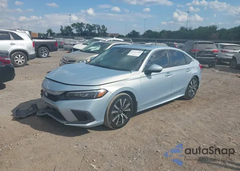 2022 Honda Civic Ex из США, поврежденный, VIN 2HGFE1F75NH329674